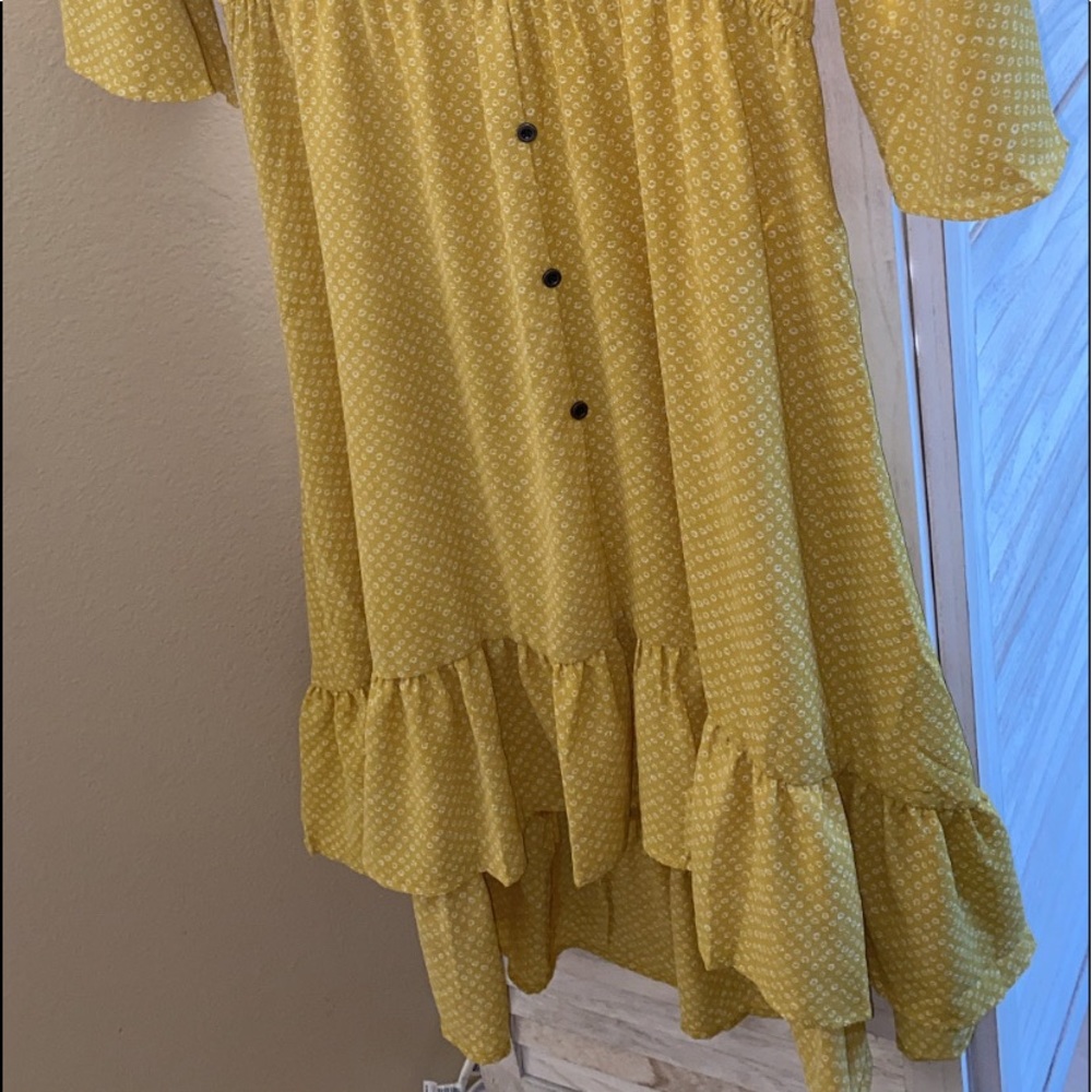 Yellow lime dress